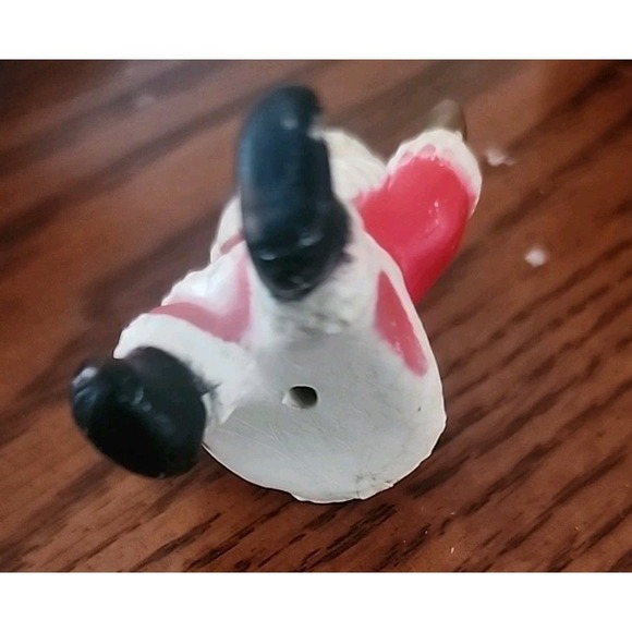 Lot Of 11 Eleven Vintage Christmas Santa Claus Floral Pick Toppers Kitchy Plasti - Picture 4 of 4